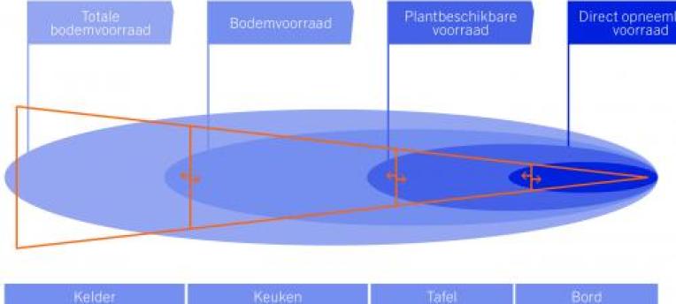 Bodemvruchtbaarheid: Kelder, keuken, tafel, bord